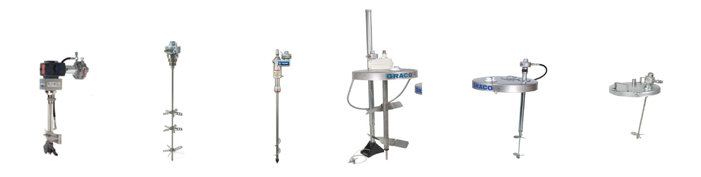 Pneumatic Rotary Vane Agitators