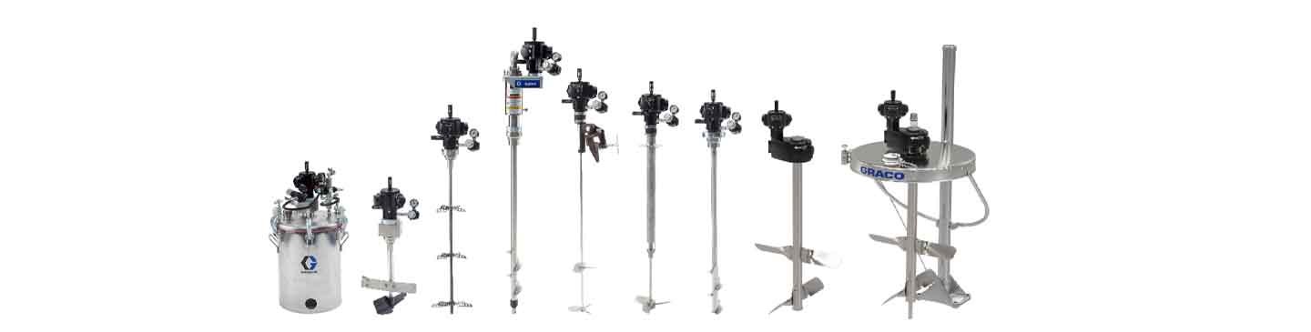 Pneumatic Radial Piston Agitators
