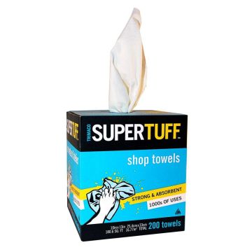 DISPENSER BOX SUPERTUFF SHOP TOWELS