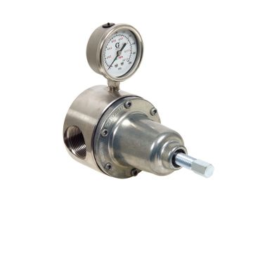 Back Pressure Regulator, Low Pressure Corrosion Resistant, Graco, SPRING, 1 F x 1 1/4 F