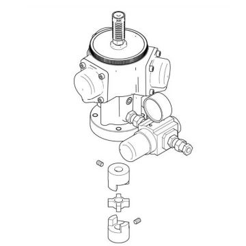 Radial Piston Air Motor Conversion Kit for Pressure Tanks, Graco, 70 psi