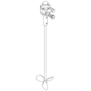 AGITATOR, 10 GAL. (SST)