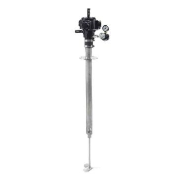 Flange Mounted Agitator for Drum and Mix Tank, One Stainless Steel 5 5” Propeller