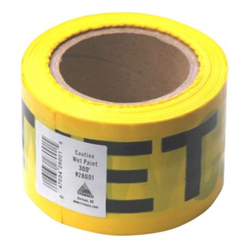 "CAUTION WET PAINT" TAPE