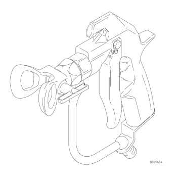 241705 Texture Airless Spray Gun Parts