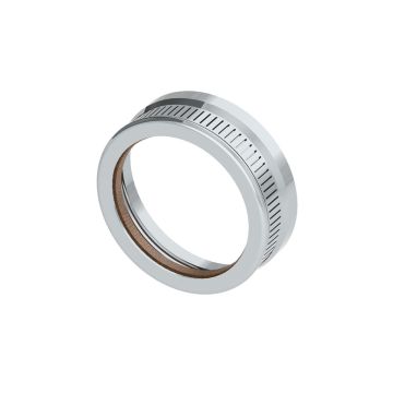 2″ Threaded Steel Front Ring Cap for Plastic Cone Nozzles