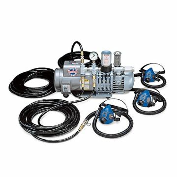 Three-Worker Half Mask System, 100' Hose