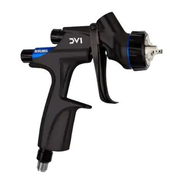 DV1 Basecoat Basecoat Gravity Feed Spray Gun, DeVilbiss, Fluid Tips: 1.2, 1.3 and 1.4mm  