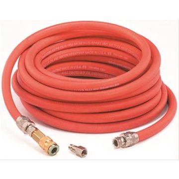 5/16" ID Air Hose Assembly 220002 / HA-2125, 1/4" NPS (F) Swivel, 25 ft. - DeVilbiss by Binks