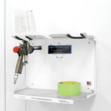 Booth Shelf WM™ Magnetic Spray Gun Holder & Storage Shelf