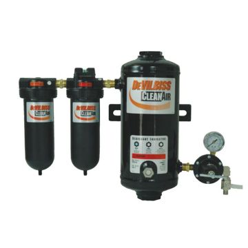 Dad-500 ™ 3-Stage Desiccant Air Dryer System - DeVilbiss