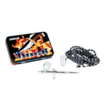 DAGR ® Studio DGR-603 (Gravity Airbrush .35mm, 2 ½ oz. Cups & 10 ft. Braided Hose)
