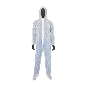 COVERALL, LIGHTWEIGHT, XXXL, HOOD & BOOT