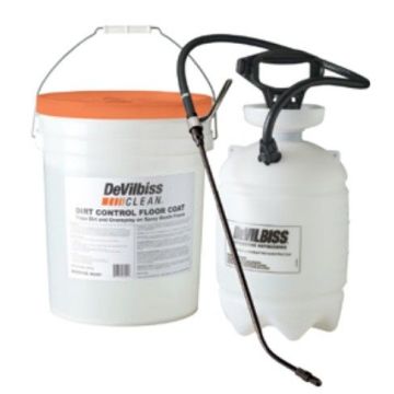 DeVilbiss® Dirt Control Floor Coat – Paint Booth Dust Control Solution