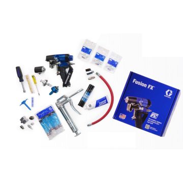 Graco Fusion FX Spray Gun FX9001 w/ Common Mix Chambers 37, 42, 47