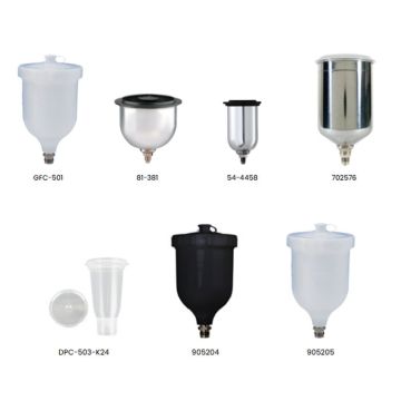 Cups to Fit DeVilbiss, Binks, FinishLine, and TEKNA Gravity Spray Guns