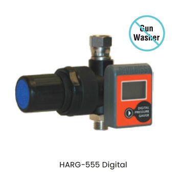 HARG-555 by DeVilbiss, Max Inlet Pressure: 160, Max Reg. Pressure PSI: 100, Air Inlet: 1/4: NPS (M)
