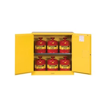 CABINET, FLAM W/CANS 30G MN YL