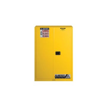 SAFETY CABINET, SELF CLOSE, 65X43X18, YE