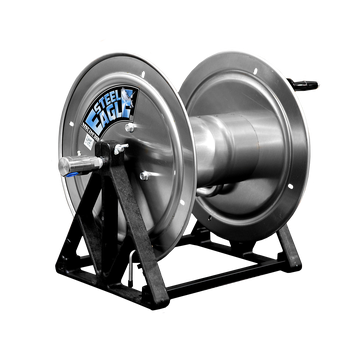 HOSE REEL, 22", HAND CRANK, SST
