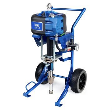 King PC 90:1 Sprayer, Heavy Duty Cart, Bare - Graco