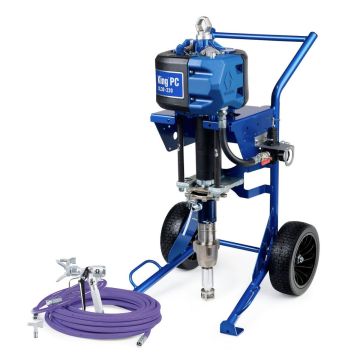 King PC 30:1 Sprayer, Heavy Duty Cart, Complete - Graco