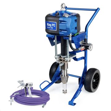 King PC 45:1 Sprayer, Heavy Duty Cart, Complete - Graco