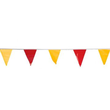 Guardian™ Roof Warning Line Perimeter Vinyl Pennant, 105' L, Red/Yellow, 03-407-105 - Pkg Qty 10, Cortina