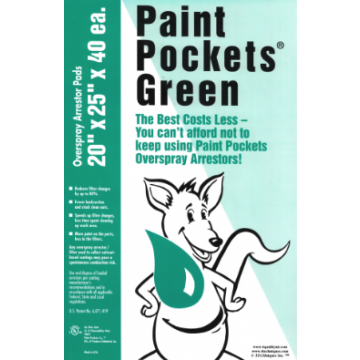 PAINT POCKETS GREEN 20 x 25 pads