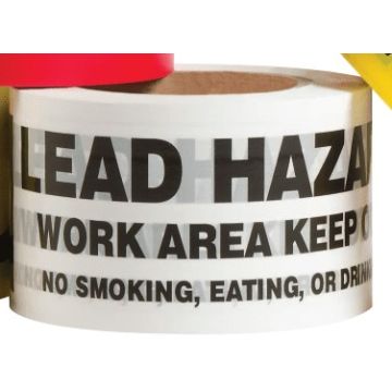 LEAD HAZARD TAPE, 72MM X 300FT