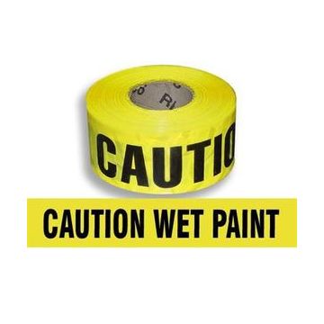 BARRICADE TAPE, WET PAINT, 72MM X 300FT