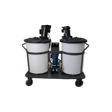 ALUM PUMP KIT, DUAL PUMP, DUAL TANK CART