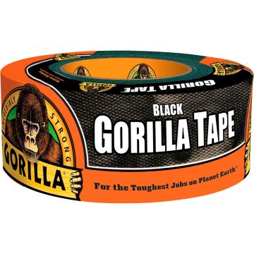 GORILLA TAPE, 2IN X 12YD, 17MIL, BLACK