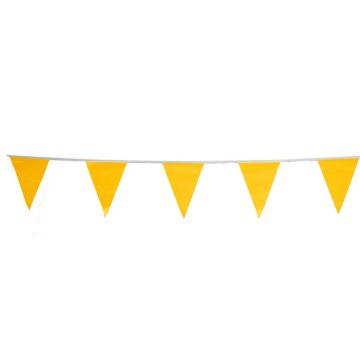 Guardian™ Roof Warning Line Perimeter Vinyl Pennant, 105' L, Yellow, 03-405-105 - Pkg Qty 10, Cortina