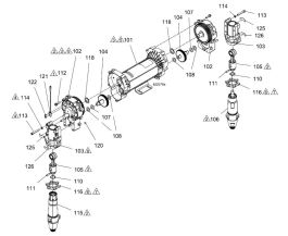 Related Exploded Parts View: R2 Electric Pumps Motor