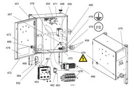 Related Exploded Parts View: R2 Electric Cabinet