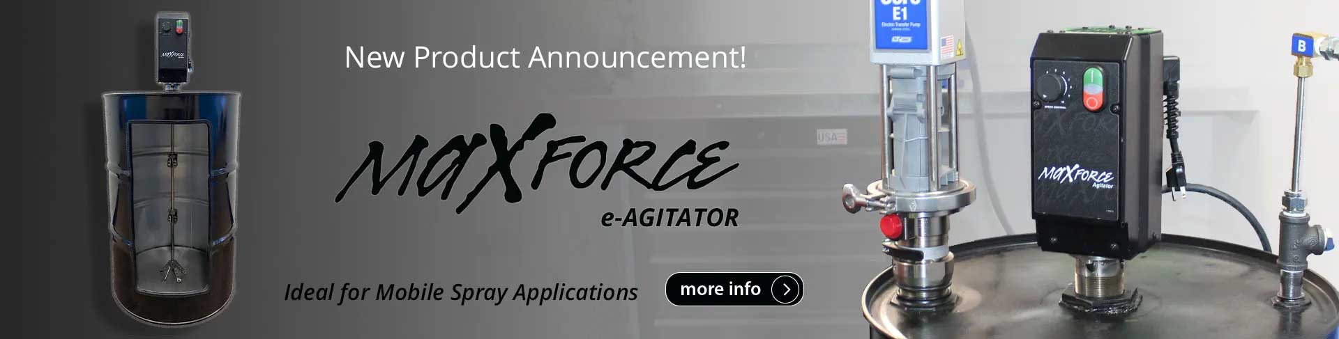 Maxfore Agitators ideal for Mobile Spray Applications.